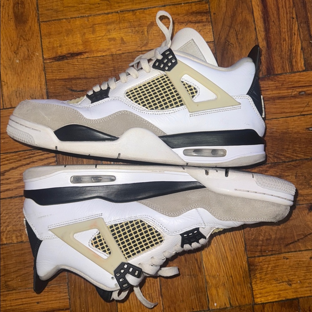 Jordan White and Gray Sneakers